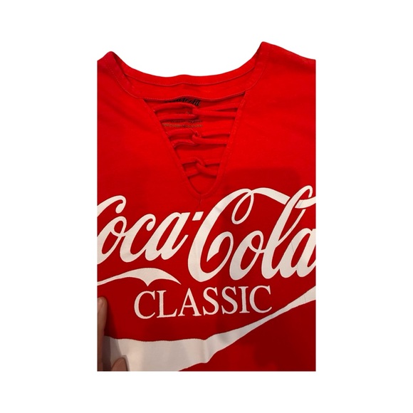 Coca Cola Red Classic Women's Tee - Picture 2 of 5